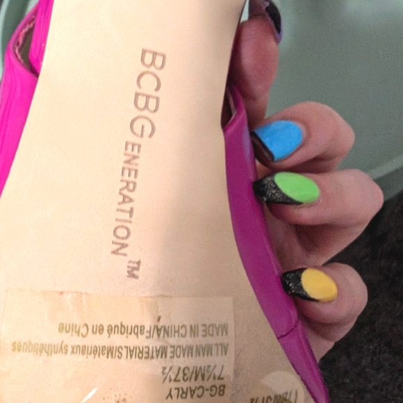 BCBGeneration Hot Pink CARLY Heels - Picture 6 of 8